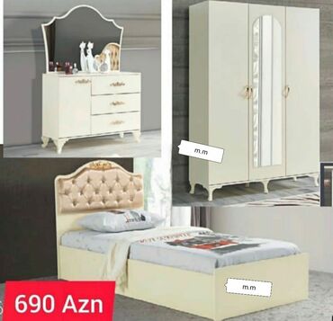 Yataq otağı dəstləri: İkinəfərlik çarpayı, Dolab, İran, Yeni — 19