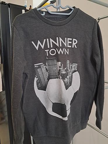cool geyimler: Uşaq üçün 4 ədəd uzunqol sweatshirt dəsti - Tünd mavi sweatshirt: Ön — 4