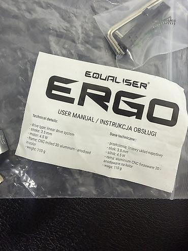 3d print: Orginal Kwadron Equaliser ERGO — peşəkar tattoo döymə maşını — 3