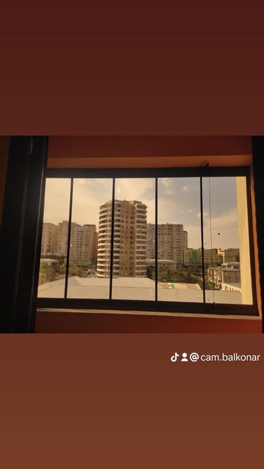 Balkonlar: Cam balkon sifarişləri qəbul olunur çatdırma qurasdirma pulsuzdur — 15