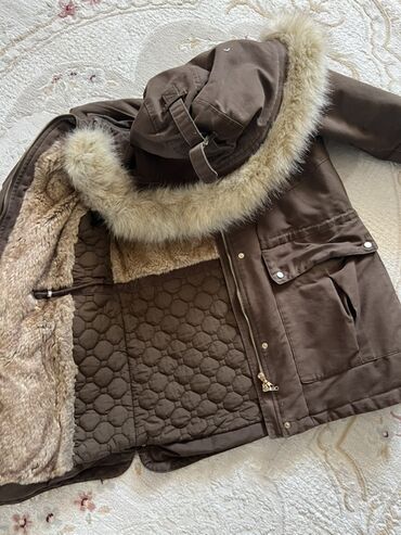 свадебное платье для беременных напрокат: Женская зимняя парка Zara, цвет хаки, размер S, оригинал, состояние