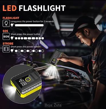 obd2 v420: Auto starter / jump starter za akumulator 12V sa LED lampom Kompaktan — 4