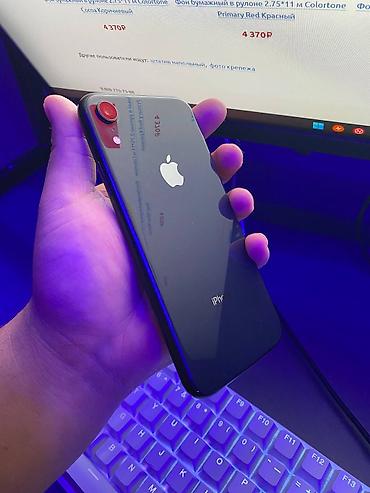 IPhone Xr, Б/у, 64 ГБ, Черный, 78 %
