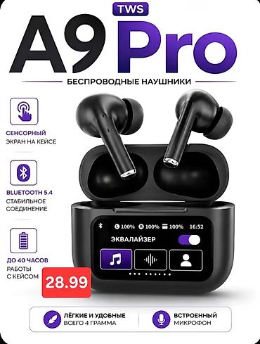 iphone qulaqlıq: Yeni Simsiz (Bluetooth) Qulaqcıqlar, rəng - Qara — 1