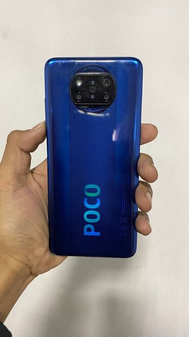 продажа сотовых телефонов в бишкеке: Poco X3, 128 ГБ, цвет - Голубой, 2 SIM