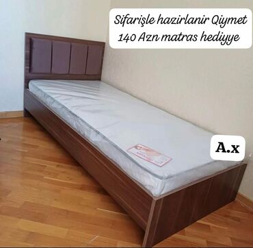 çarpayı satışı: Yeni, Təknəfərlik çarpayı, Bazasız, Matras ilə, Siyirməsiz, Azərbaycan