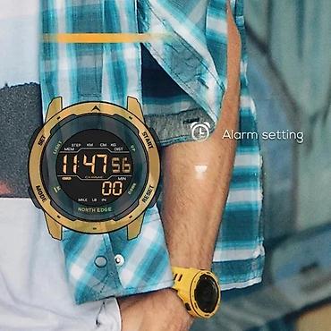 Ručni satovi: NORTH EDGE MARS - 44mm - Žuta OPIS: Funkcije: Kalendar Alarm — 6