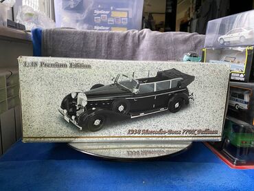 Avtomobil modelləri: Коллекционная модель Mercedes-Benz 770K Pullman W150 Black 1938 Road — 17