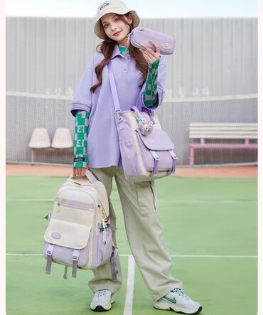 походный рюкзак: Продаю шикарный и очень качественный набор для школы(рюкзак+сумка для