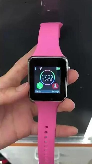 android multimedija za auto: PINK A1 PAMETNI SAT NOV ROZE SMART WATCH TELEFON AKCIJA | Cene nisu — 1