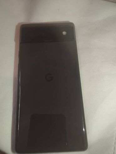 телефоны редмт: Google Pixel 6, Б/у, 128 ГБ, цвет - Черный, 1 SIM, eSIM
