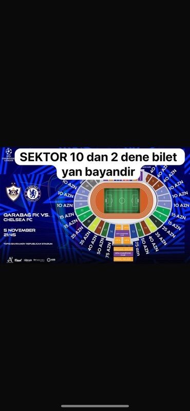окей настольные игры: Her iki biletin qiymetidir qiymet - Qarabağ FK vs. Chelsea FC oyunu -