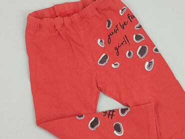 legginsy świnka peppa: Legginsy, 9-12 m, stan - Dobry