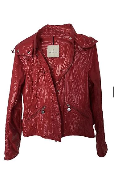 duti massimo: Moncler ženska jakna,koral crvena, lagana i sjajna završna obrada. - — 1