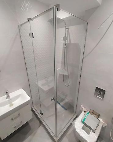 Душевые перегородки и ограждения: Душевые кабины в Бишкеке душевая перегородка стеклянные — 28