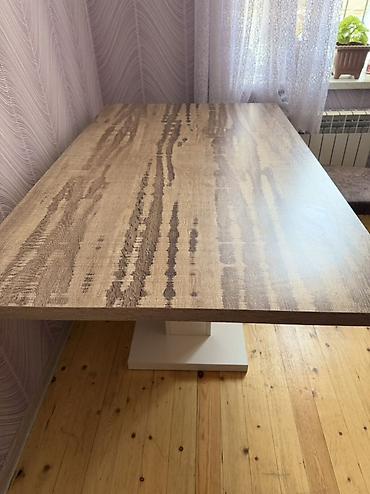 acilan stollar: Mətbəx/Qonaq otağı üçün masa - Üst hissə: ağac teksturalı laminat — 4