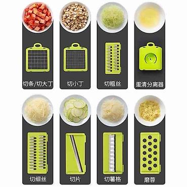овощи резка: Многофункциональная овощерезка Veggie Slicer с контейнером и набором — 6