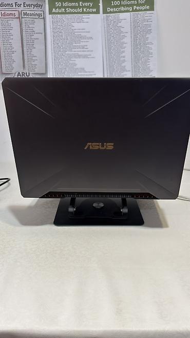 Ноутбуки ASUS: Игровой ноутбук ASUS TUF Gaming в чёрном цвете. Корпус выполнен в — 4