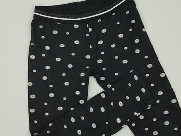 legginsy dla dziewczynki hm: Leggings for kids, 2-3 years, 92/98, condition - Good