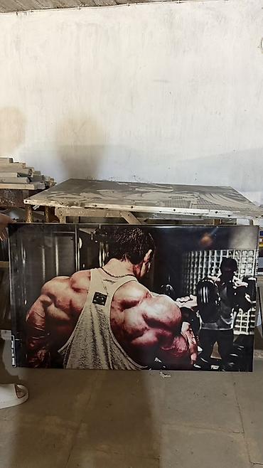 idmana aid şəkillər cəkmək: - Məhsul: Fitnes zalı üçün böyük dekorativ posterlər (bodybuilding — 10