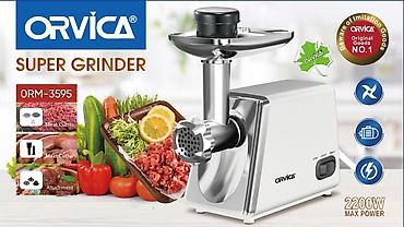 power: Электрическая мясорубка ORVICA Super Grinder ORM‑3595 - Мощность: до — 1