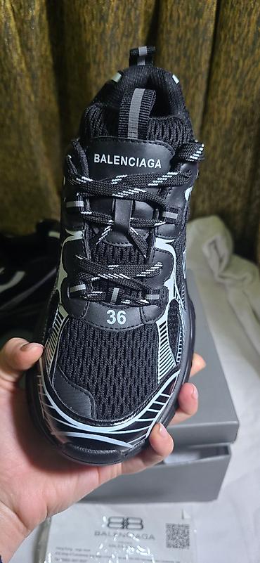 ket ayaqqabilar: Balenciaga, Размер: 37, цвет - Черный, Новый — 6