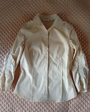 pull bear: Блузка, Классическая модель, Хлопок — 4