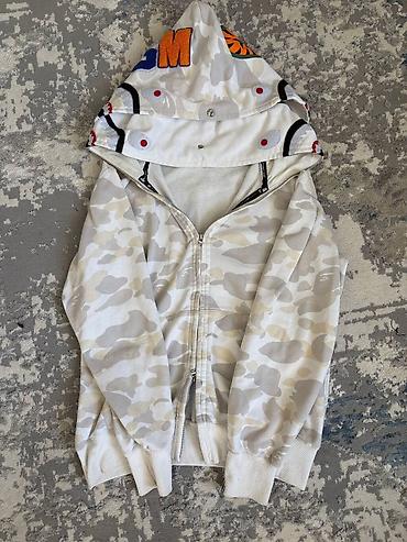 Толстовка на молнии с капюшоном BAPE Shark Full Zip. - Оригинальный