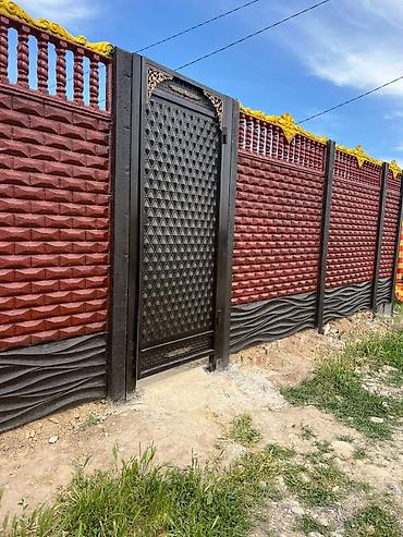 Бетонные еврозаборы: Бетонный еврозабор, Другой бренд, Без отделки, Новый, Оптом,Безналичный расчет — 2