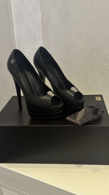 женские туфли лодочки: Туфли Philipp Plein, 36, цвет - Черный