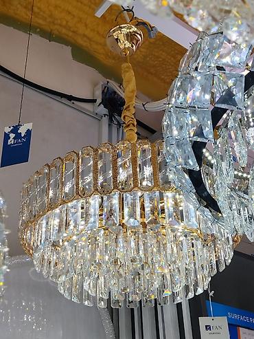 люстры джунхай: Кристальная подвесная люстра FAN Lighting - Тип: подвесная люстра с — 2