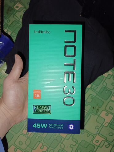 бишкек айфон 13 про макс: Infinix Note 30, 256 ГБ, түсү - Кара