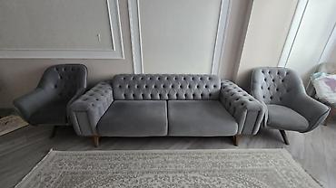 Divan kreslo desti 1100Azn. Kreslolar firlanir. Divan acilmir. Real