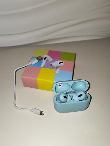 Masaüstü kompüterlər və komponentlər: ‼️ AIRPODS PRO MAVI RƏNGDƏ CƏMİ 20 AZN ‼️ - Tip: TWS (True Wireless) — 2