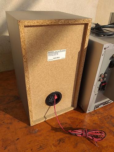 mini bar soyuducu: Sony musiqi mərkəzi əla vəziyyətdə Radio və Aux və mikrofon karaoke — 10