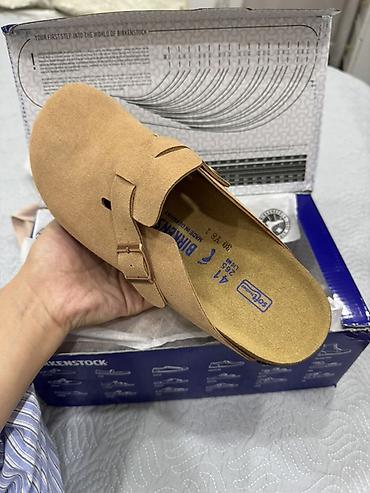 триколор: Сабо, 41, Birkenstock, Новый, цвет - Бежевый, Самовывоз, Платная доставка — 2