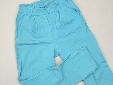 spodnie materiałowe rurki: Material trousers, L (EU 40), condition - Good