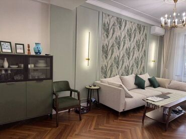 аренда квартир асанбай: 3 комнаты, 100 м², Элитка, 7 этаж, Евроремонт