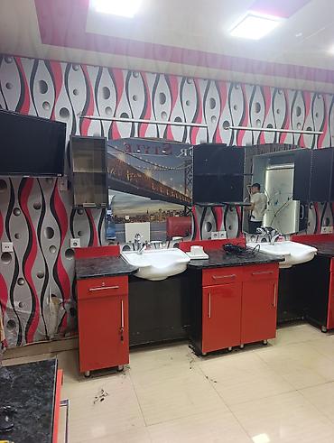 berber mebeli: Salon üçün bərbər stansiyaları – hazır quraşdırma dəsti Tərkibi: - 3 — 1