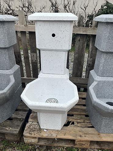 solarne: Baštenska fontana/česma od betona – samostojeća - Materijal: armirani — 1
