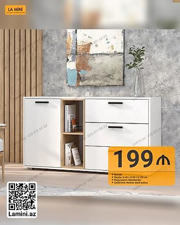 kamod: Minimalist komod - Model: Komod - Ölçülər: dərinlik 40 sm × hündürlük — 1
