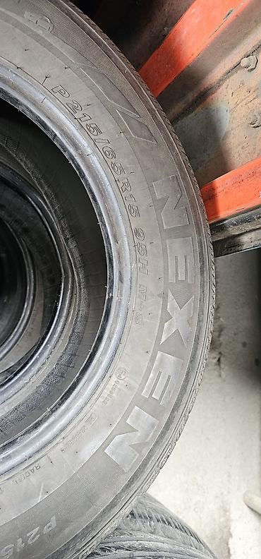9500: Шины 215 / 65 / R 15, Лето, Б/у, Комплект, Легковые, Корея, Nexen — 1