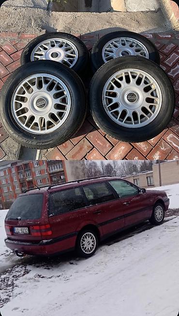 диски r15 passat b3: Литые Диски R 15 Volkswagen, Комплект, отверстий - 4, Б/у — 1
