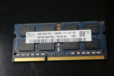 купить оперативную память для ноутбука 8 гб ddr3: Оперативная память, Б/у, Hynix, 4 ГБ, DDR3, 1600 МГц, Для ноутбука