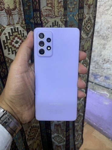 Samsung: Samsung Galaxy A52, rəng - Bənövşəyi, Barmaq izi