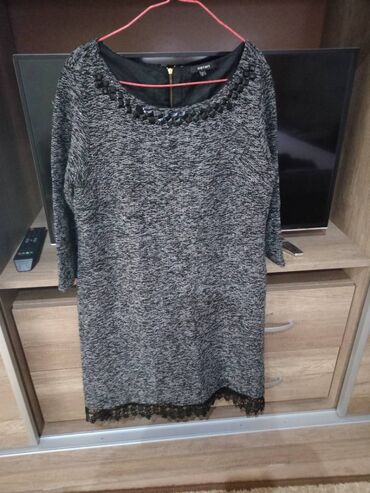 haljina xl: XL (EU 42), bоја - Siva, Oversize