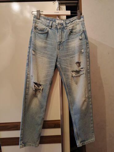 Брюки, Terranova, S (EU 36), цвет - Синий