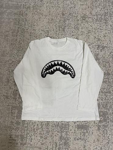 pull and: Лонгслив, цвет - Белый, L, XL — 1
