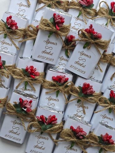 Hədiyyələr: Xüsusi dizaynlı şokolad hədiyyələri və bəzəkləri - Nişan, toy, xına — 3