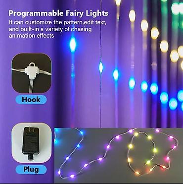 smart light: Умная светодиодная гирлянда RGB c управлением через приложение Для — 4